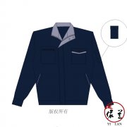 男女同款夏季長袖工作服定制